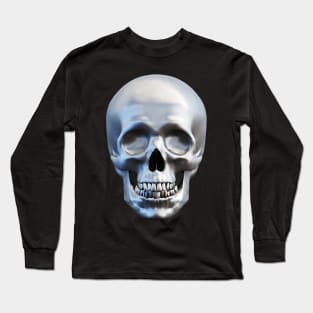 Metal Skull (art2) Long Sleeve T-Shirt